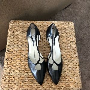 LEATHER HEELS(NWOT)